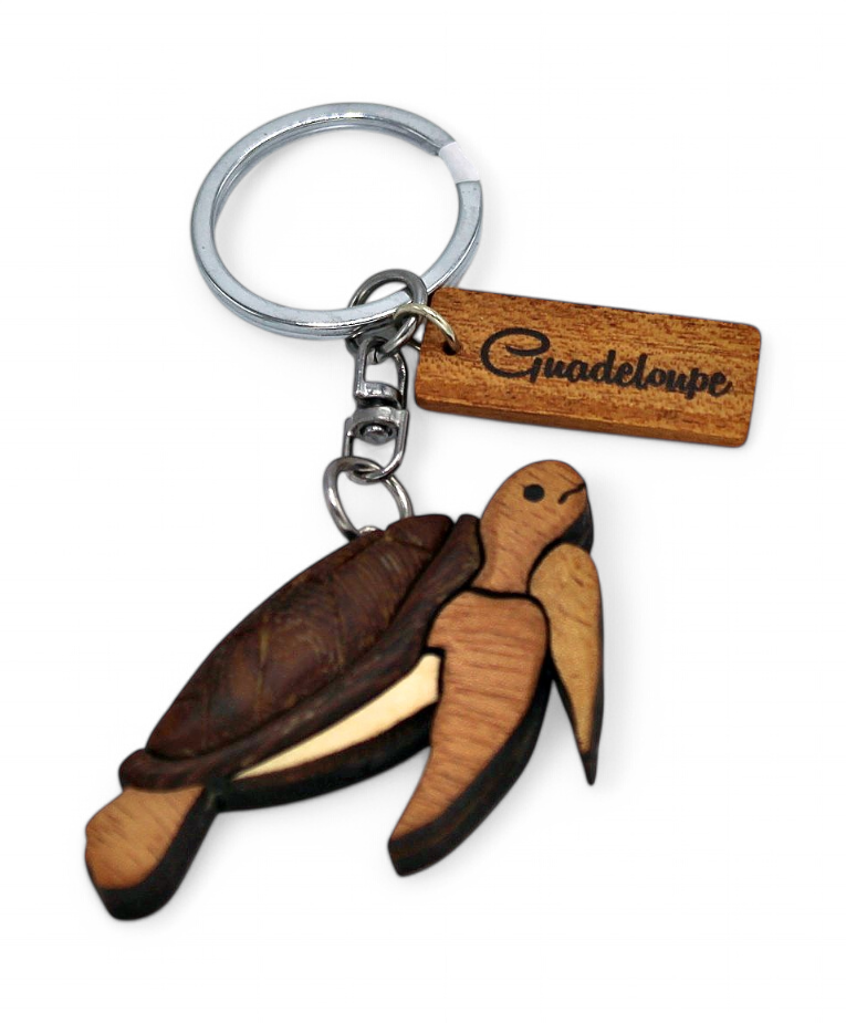 Porte-Clé Bois Tortue