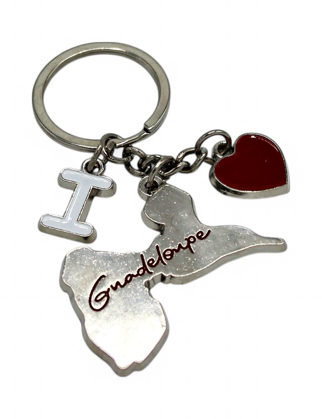 Porte-Clé Métal I Love Carte