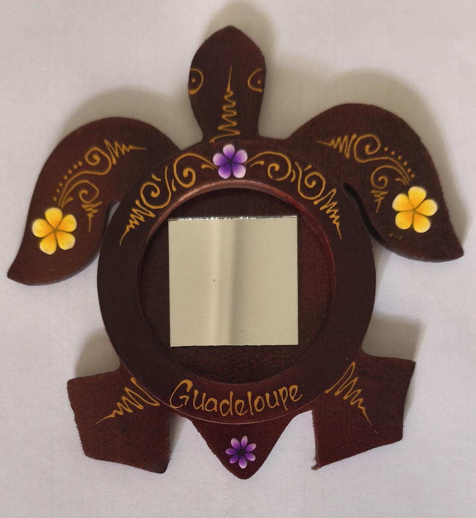 Miroir Bois Tortue