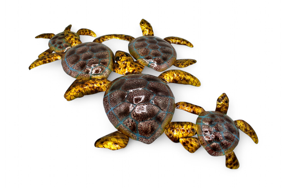 Applique Tortue Metal 55 Cm