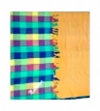 Serviette Madras Brodée