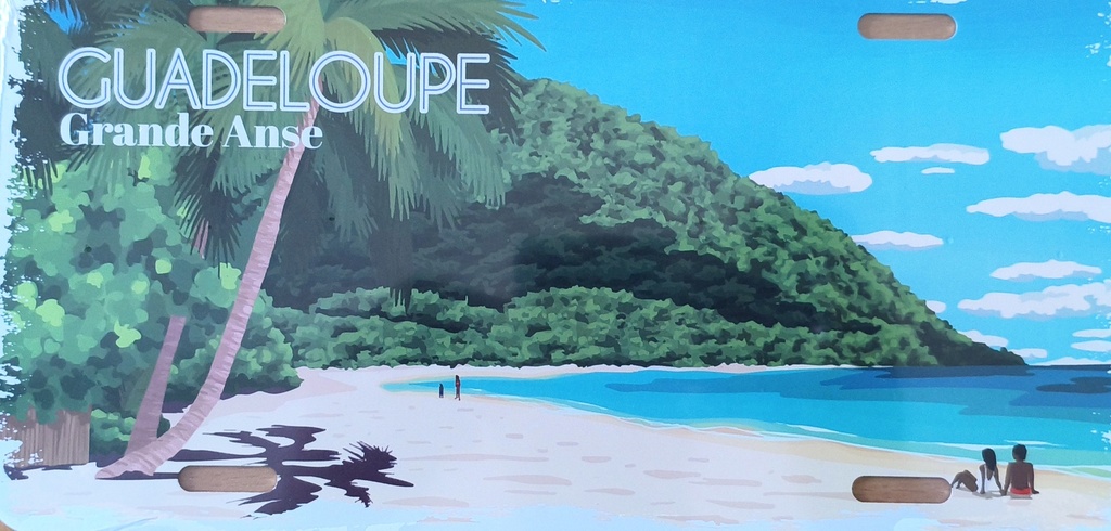 Plaque 15X30 Plage de Grande Anse GP