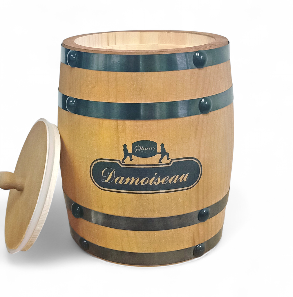 Pot à sucre forme tonneau personnalisé DAMOISEAU