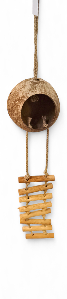 Niche d'oiseau en coco