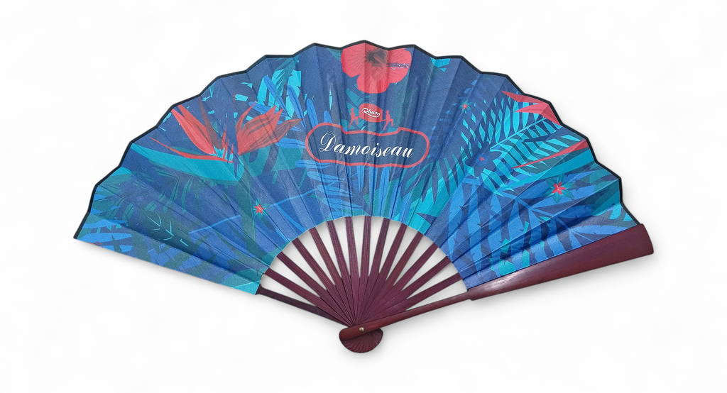 Eventail Bambou 33 cm Damoiseau